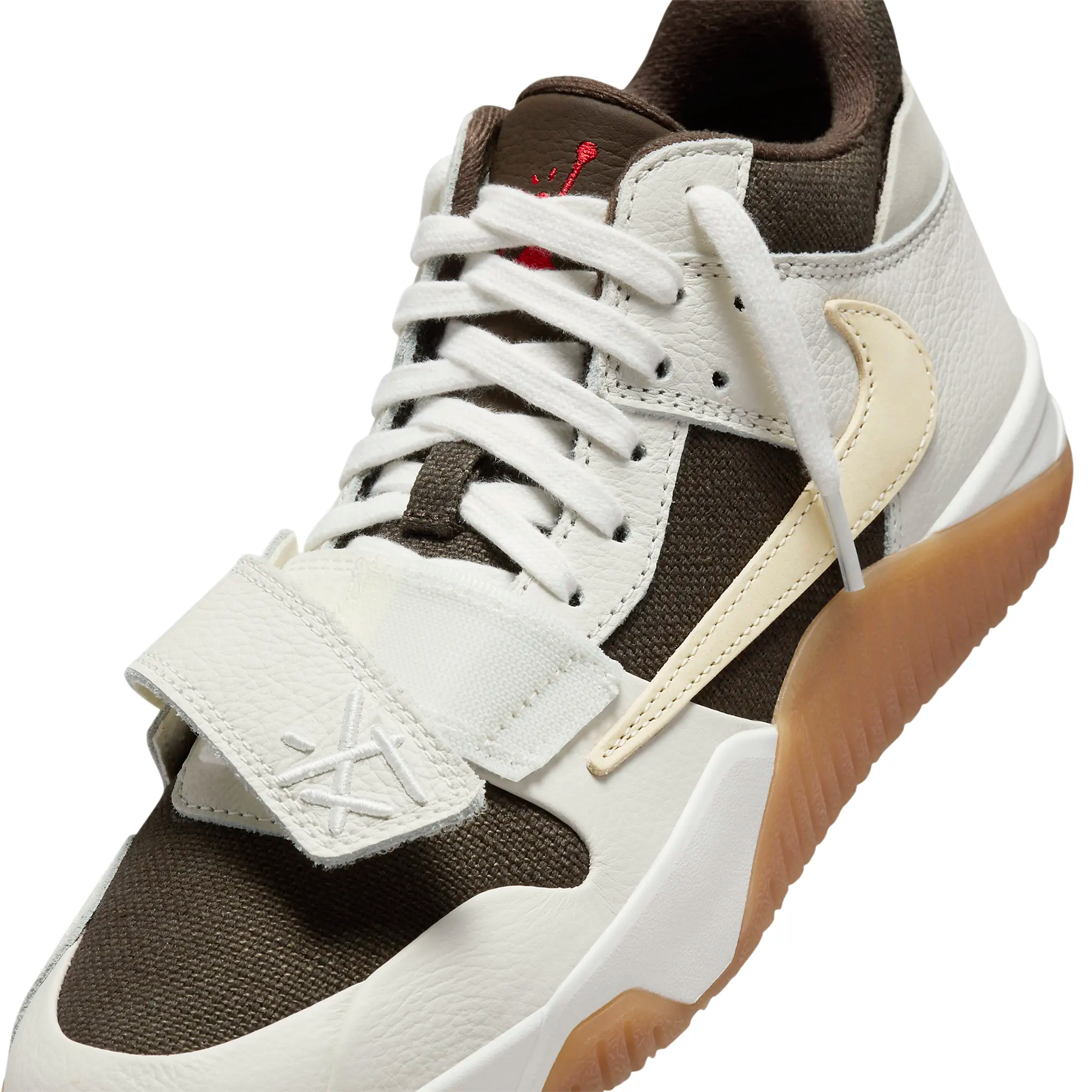 Detail view of Jordan Jumpman Jack TR Travis Scott Sail FZ8117-100